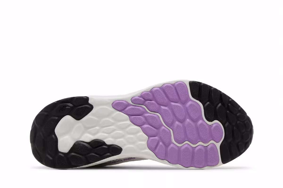 New Balance Women's Fresh Foam Arishi v4 White Purple Fade, view 5