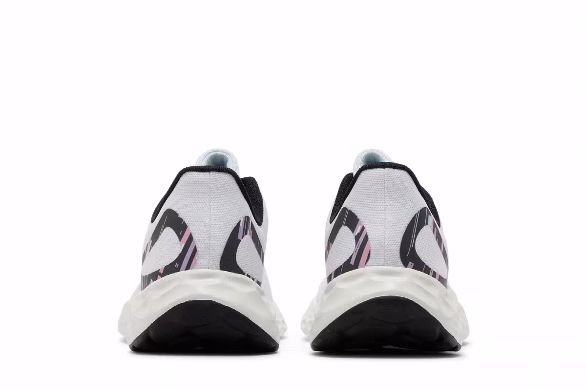 New Balance Women's Fresh Foam Arishi v4 White Purple Fade, view 7