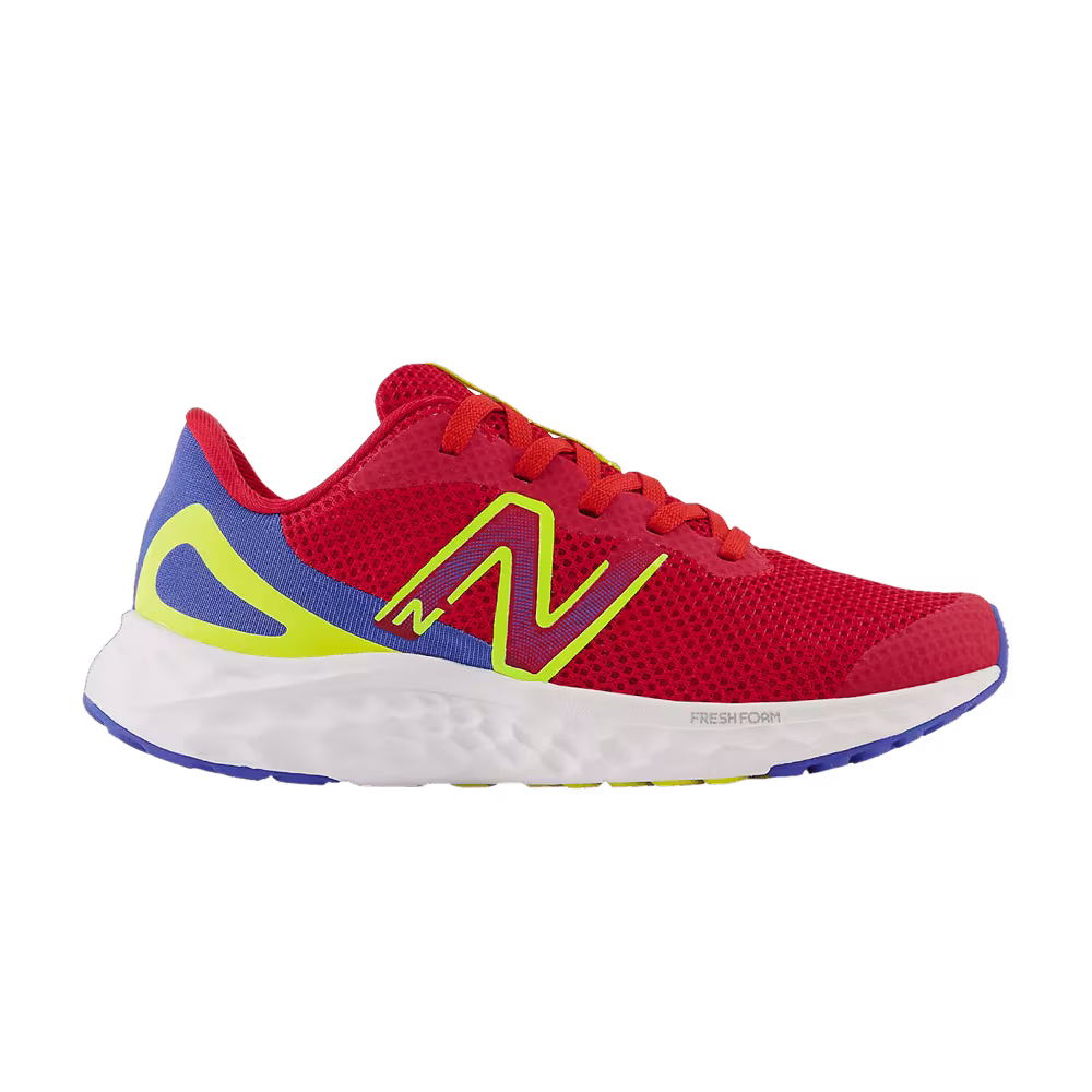 New Balance Fresh Foam Arishi v4 Little Kid Team Red Cosmic Pineapple