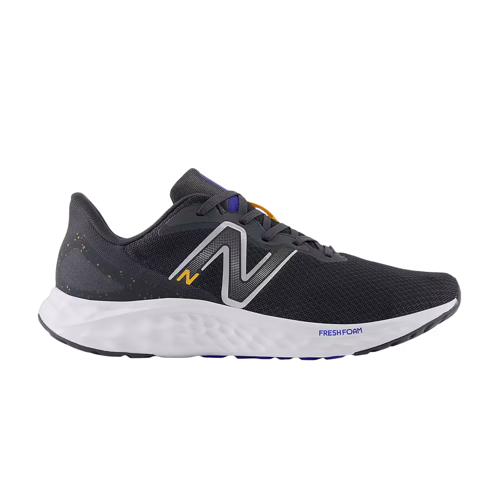 New Balance Fresh Foam Arishi v4 2E Wide Blacktop Hot Marigold