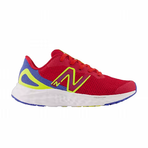 New Balance Fresh Foam Arishi v4 Little Kid X-Wide 'Team Red Cosmic Pineapple'