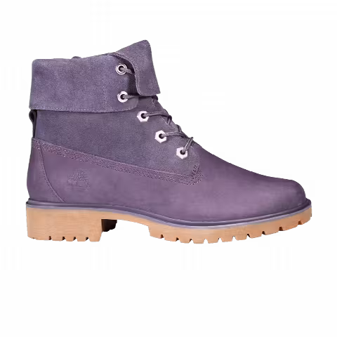Timberland Wmns Jayne Suede Fold Down Boot 'Dark Purple'