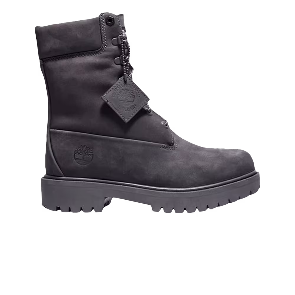 PSNY x Timberland 8 Inch Premium Side Zip Boot Dark Grey