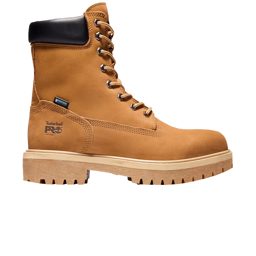 Timberland Direct Attach 8 Inch Soft Toe Waterproof Boot Wheat