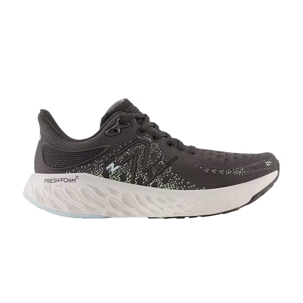 New Balance Women's Fresh Foam X 1080v12 Wide Blacktop Green Aura