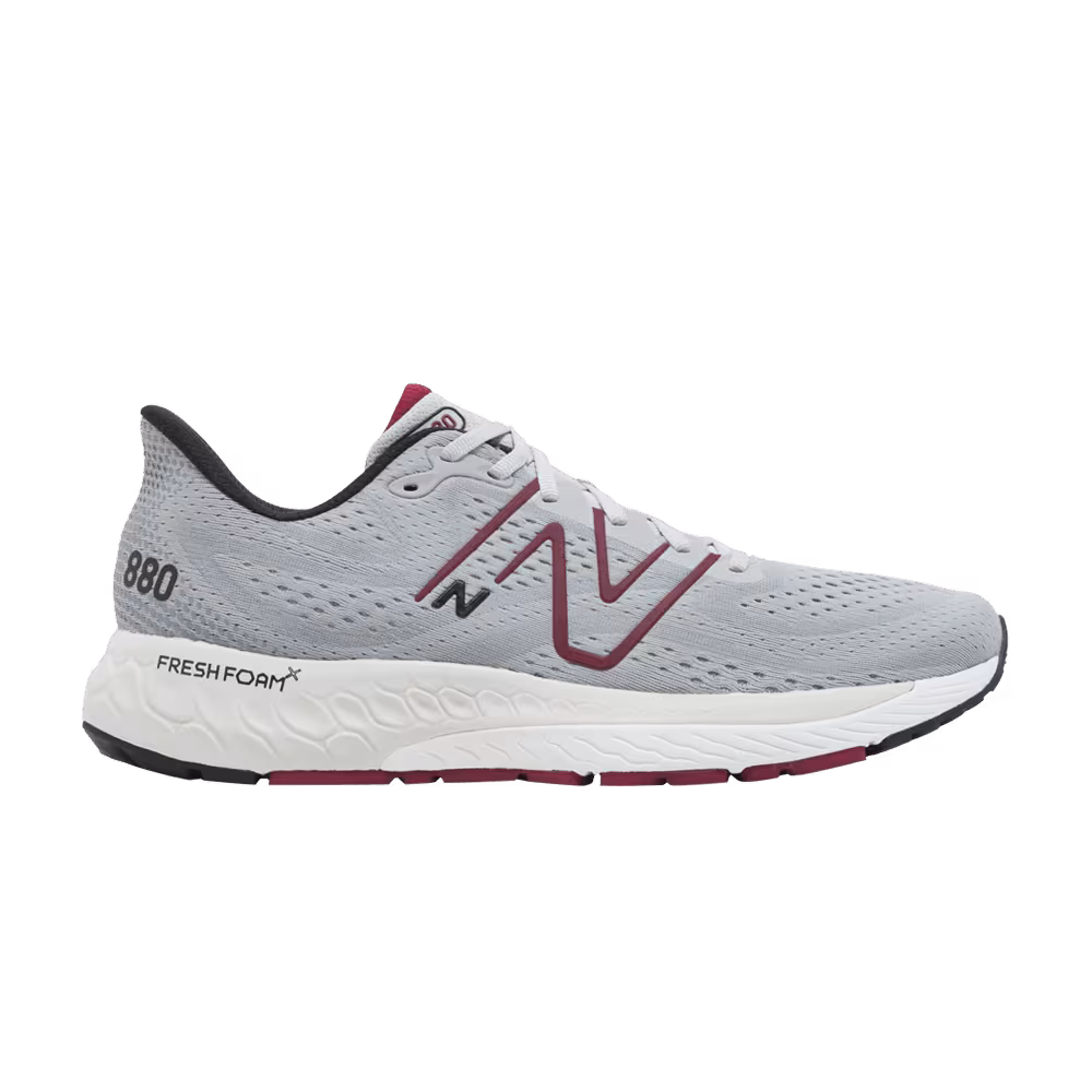 New Balance Fresh Foam X 880v13 Aluminum Grey Crimson