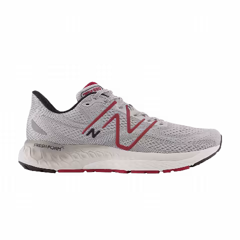 New Balance Fresh Foam X 880v13 B Wide 'Aluminum Grey Crimson'
