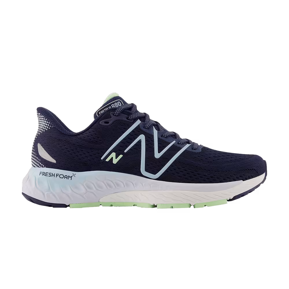 New Balance Women's Fresh Foam X 880v13 2A Wide Navy Bleach Blue