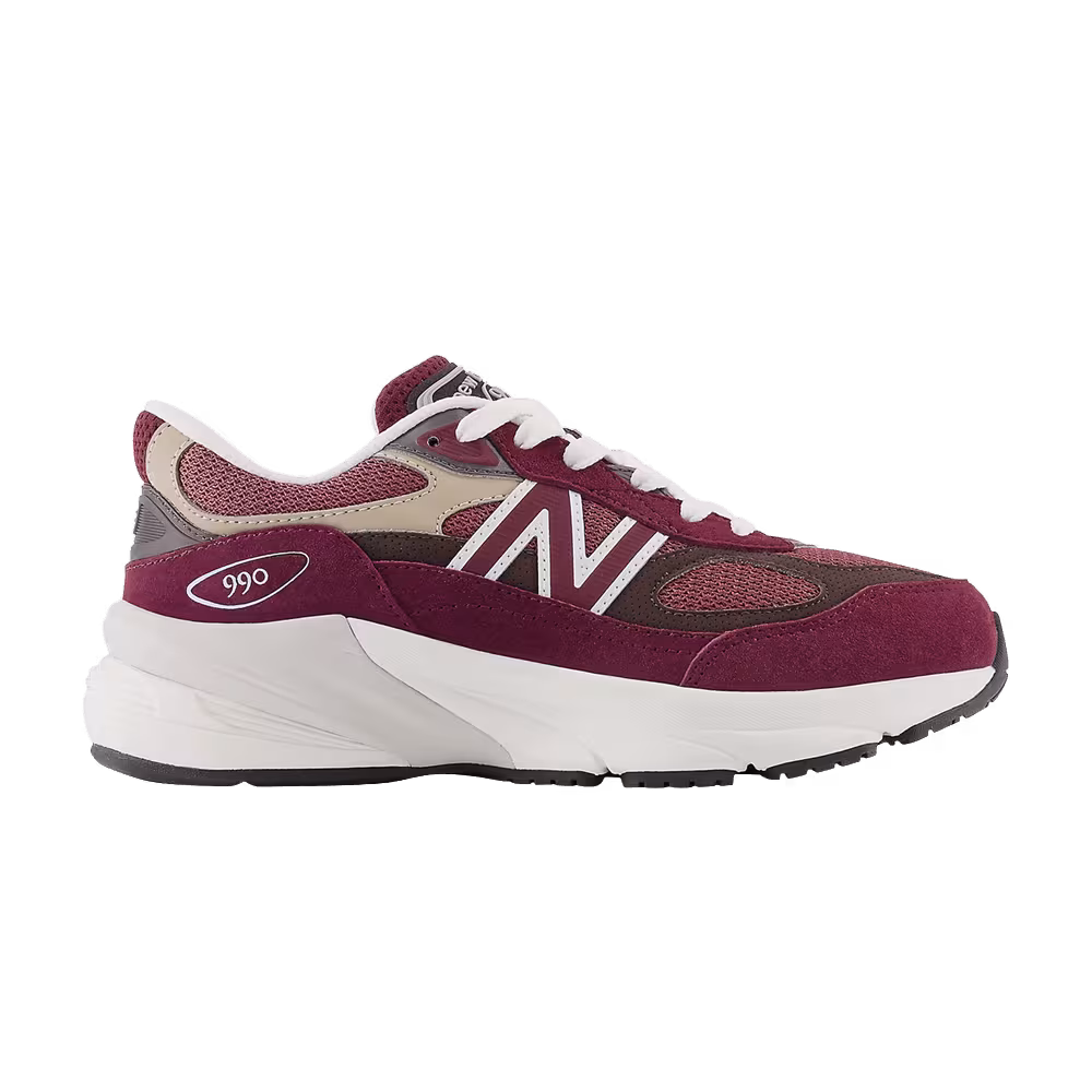 Teddy Santis x New Balance 990v6 Big Kid Burgundy Tan