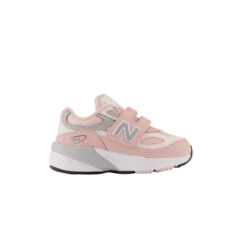 New Balance 990v6 Hook & Loop Toddler Pink Haze