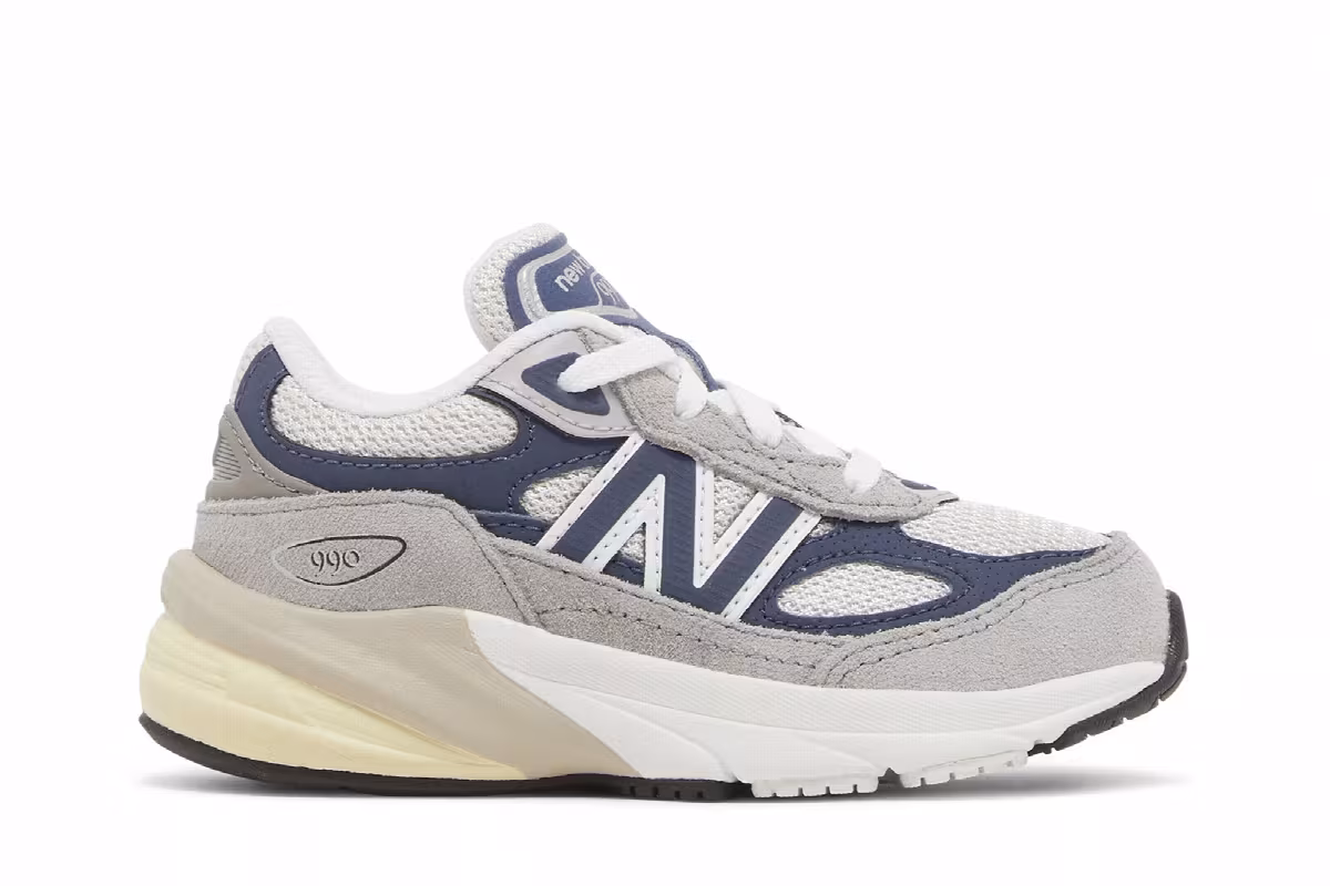New Balance 990v6 Toddler Grey Day 2023, view 2