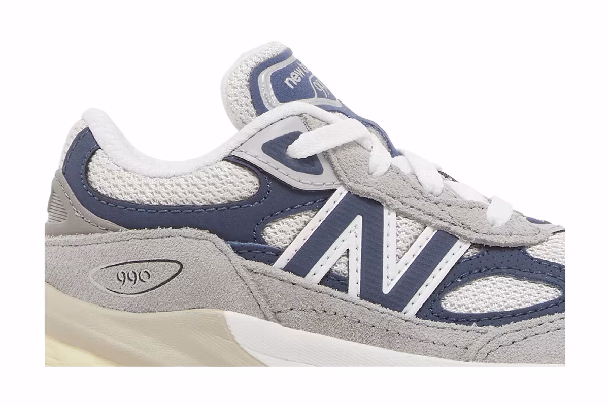New Balance 990v6 Toddler Grey Day 2023, view 3