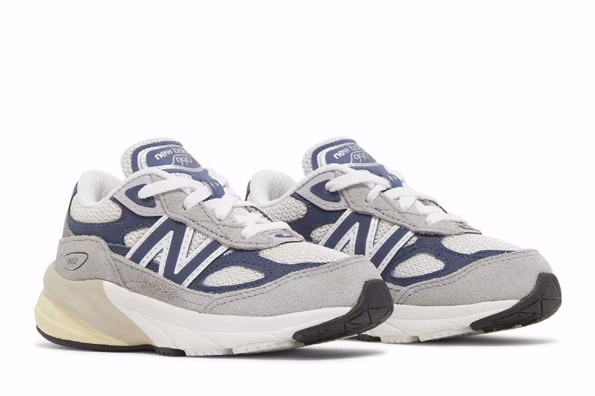 New Balance 990v6 Toddler Grey Day 2023, view 9