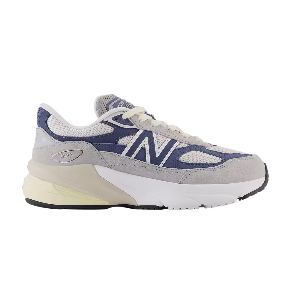 New Balance 990v6 Big Kid X-Wide Grey Day 2023