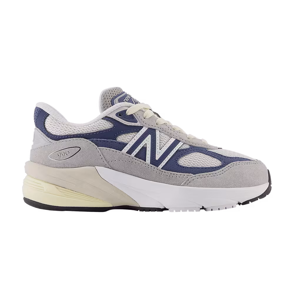 New Balance 990v6 Little Kid X-Wide Grey Day 2023