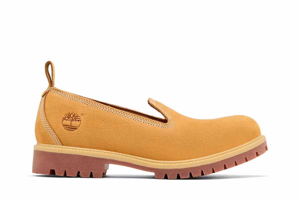 Telfar x Timberland Slip On Loafer Wheat, view 2