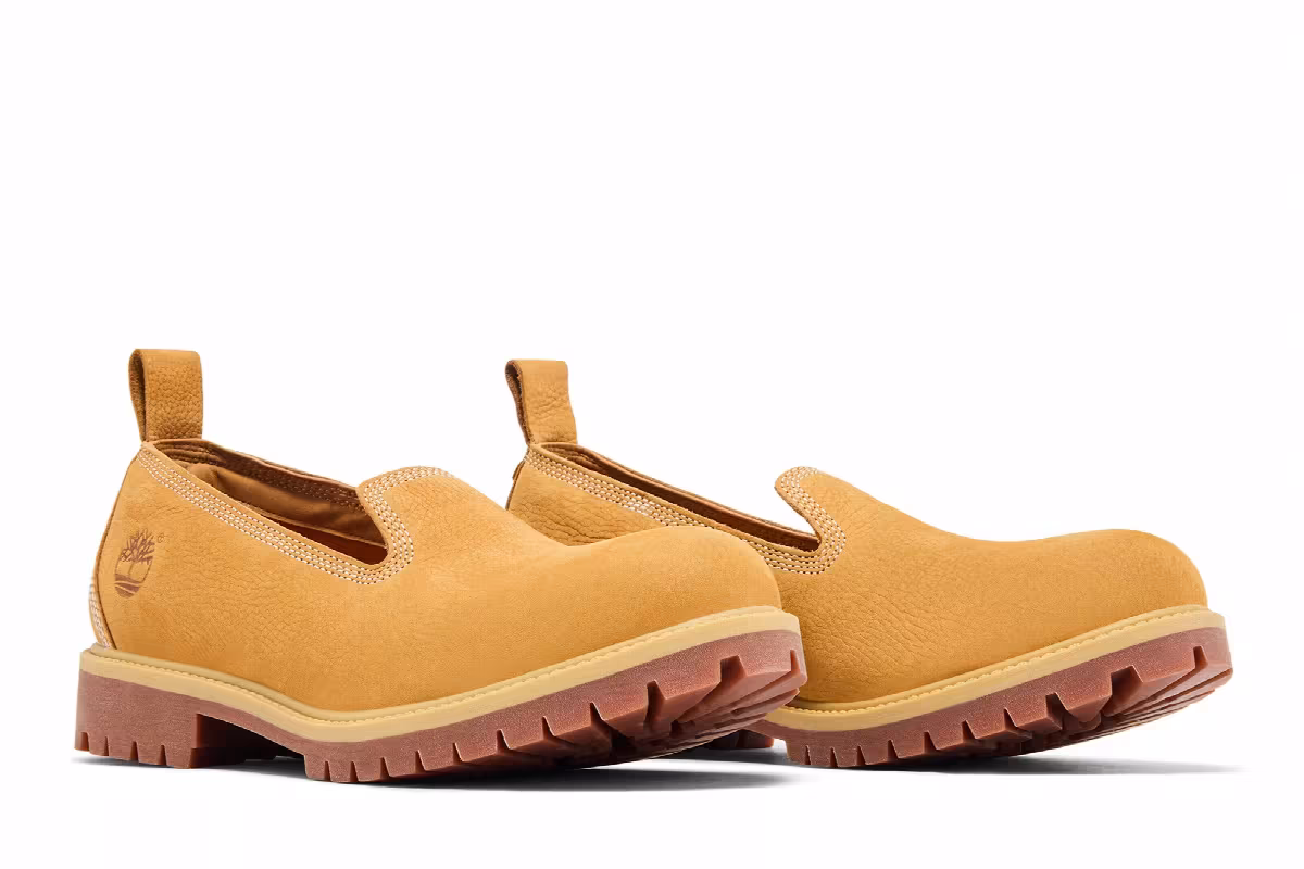 Telfar x Timberland Slip On Loafer Wheat, view 9