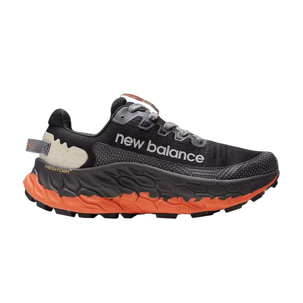 New Balance Fresh Foam X More Trail v3 2E Wide Black Cayenne