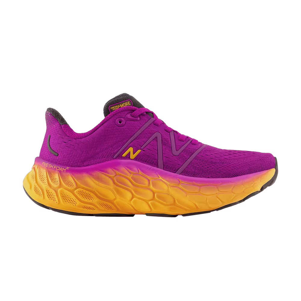New Balance Women's Fresh Foam X More v4 2E Wide Purple Punch