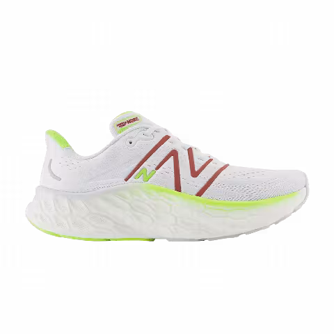 New Balance Fresh Foam X More v4 4E Wide 'Quartz Grey Brick Red'