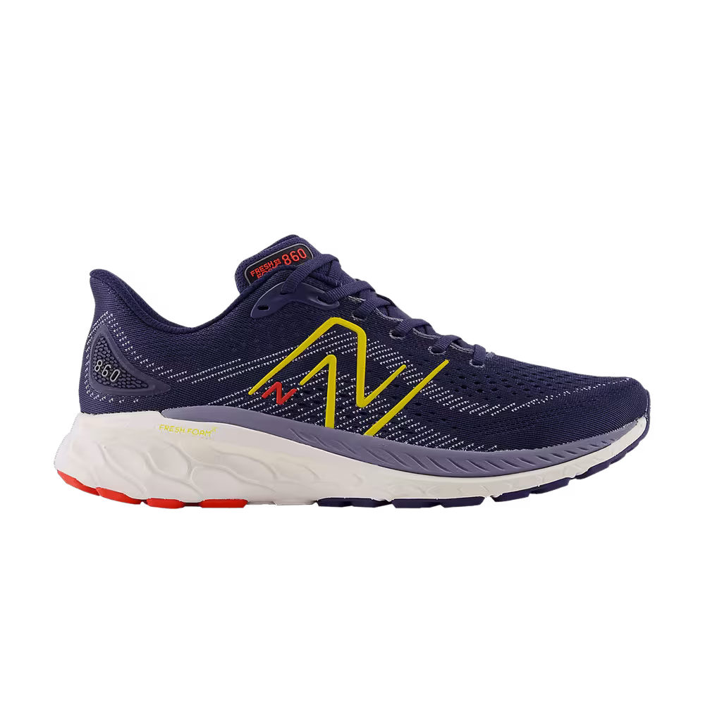 New Balance Fresh Foam X 860v13 2E Wide Navy Ginger Lemon
