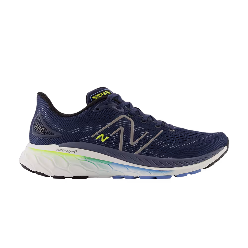 New Balance Fresh Foam X 860v13 2E Wide Navy Cosmic Pineapple