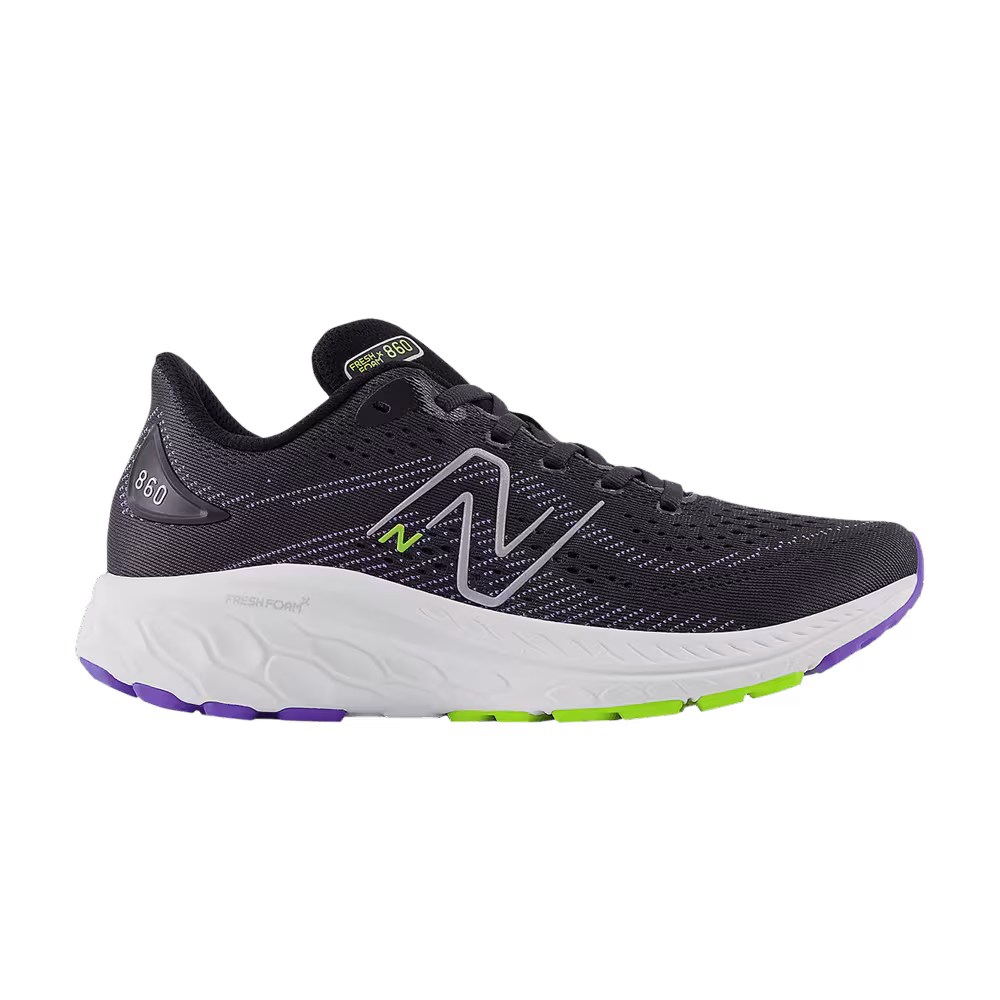 New Balance Fresh Foam X 860v13 Big Kid Wide Black Electric Indigo