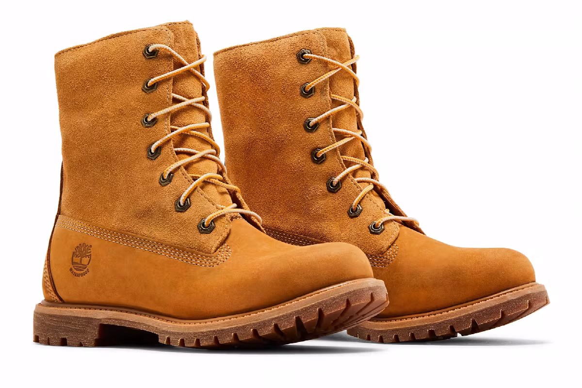 Timberland Women's Fleece Fold Down Boot Wheat, view 9