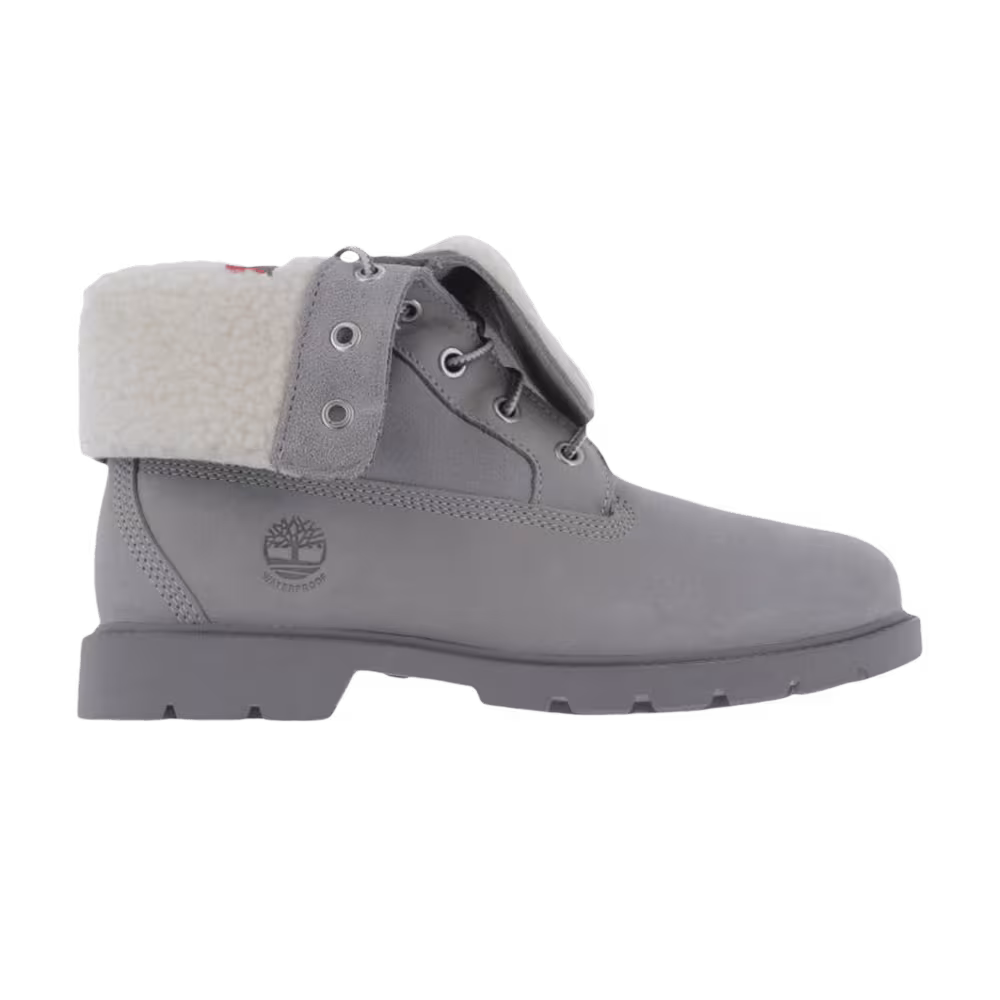 Timberland Women's Fleece Fold Down Medium Grey