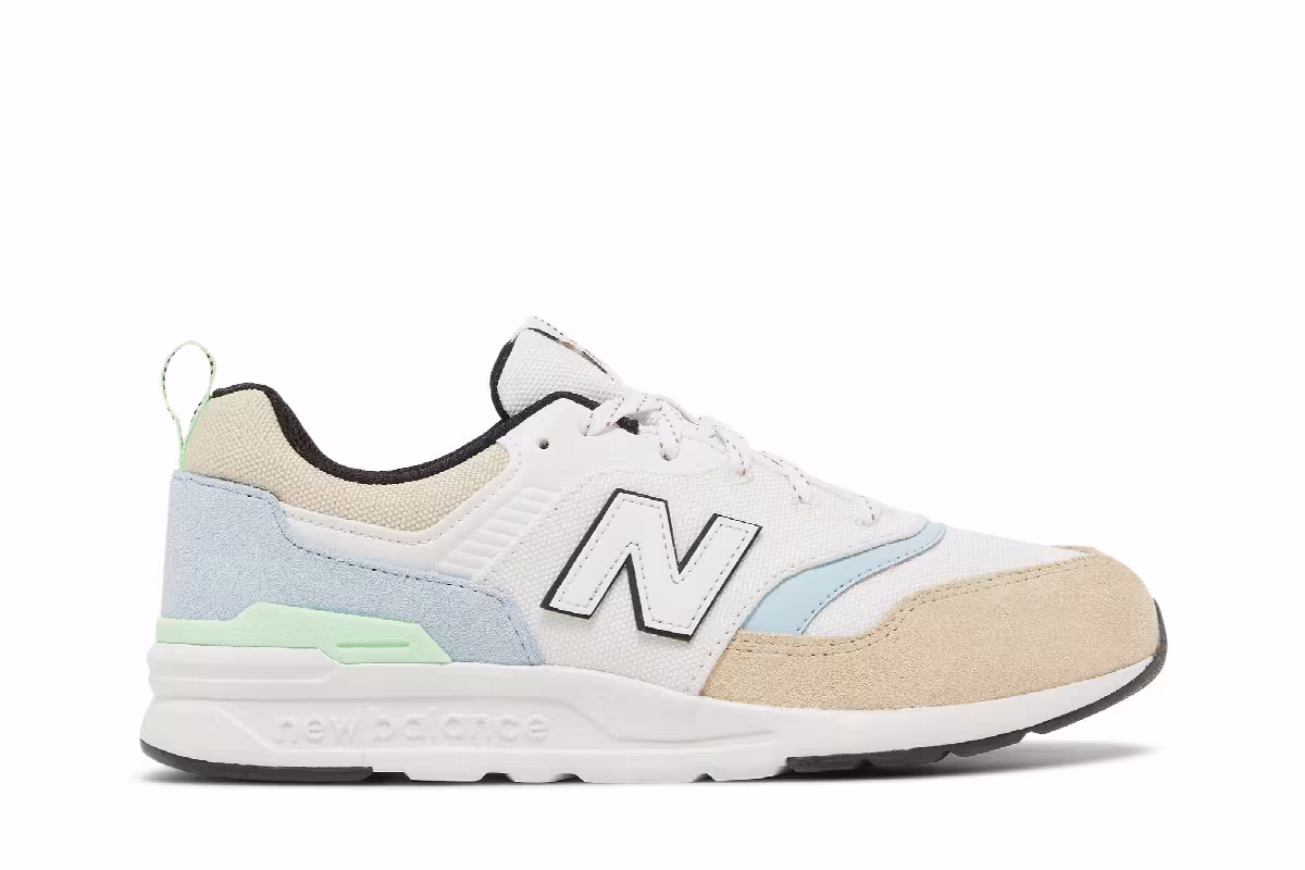 New Balance 997H Big Kid White Bright Sky, view 2