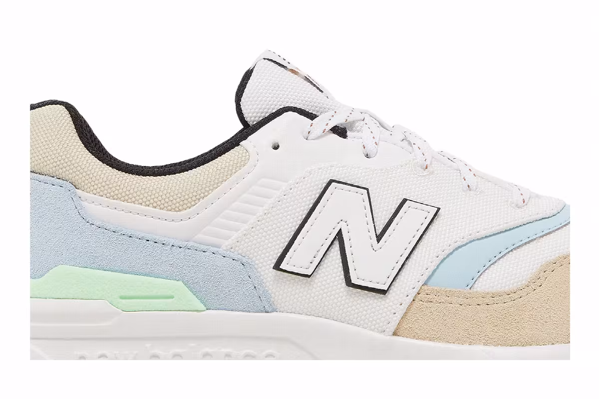 New Balance 997H Big Kid White Bright Sky, view 3