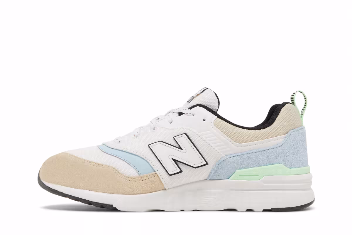 New Balance 997H Big Kid White Bright Sky, view 4