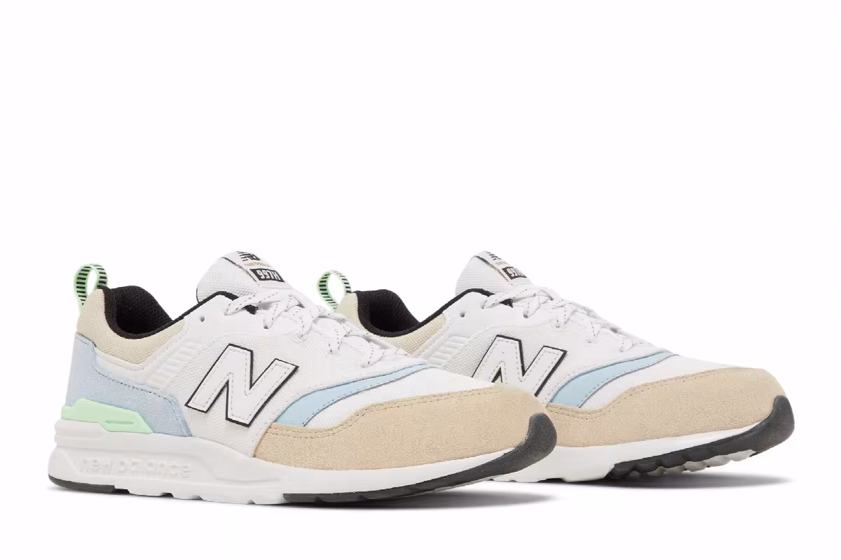 New Balance 997H Big Kid White Bright Sky, view 9