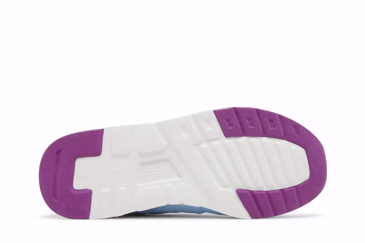 New Balance 997H Big Kid Wide Blue Purple Punch, view 5