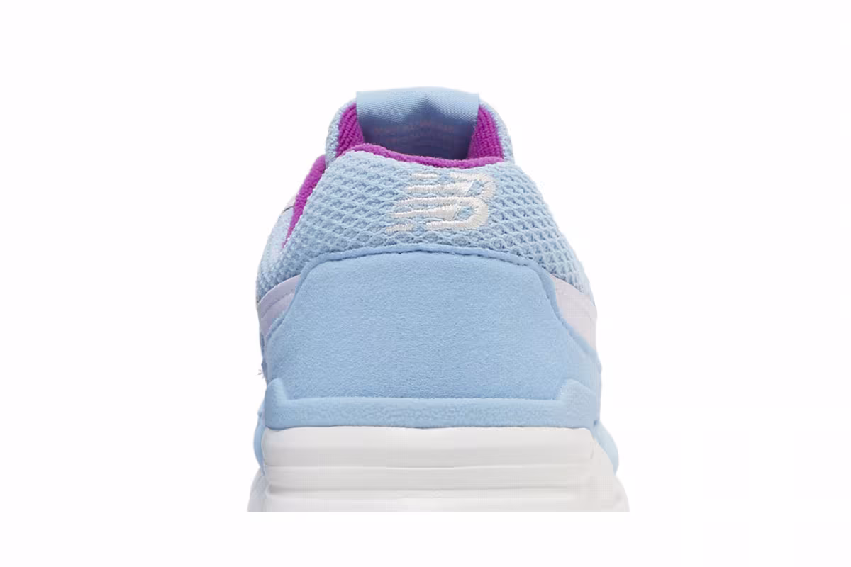 New Balance 997H Big Kid Wide Blue Purple Punch, view 8