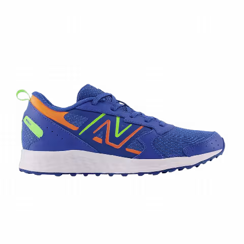New Balance Fresh Foam 650 Big Kid Wide 'Cobalt Blaze Orange'