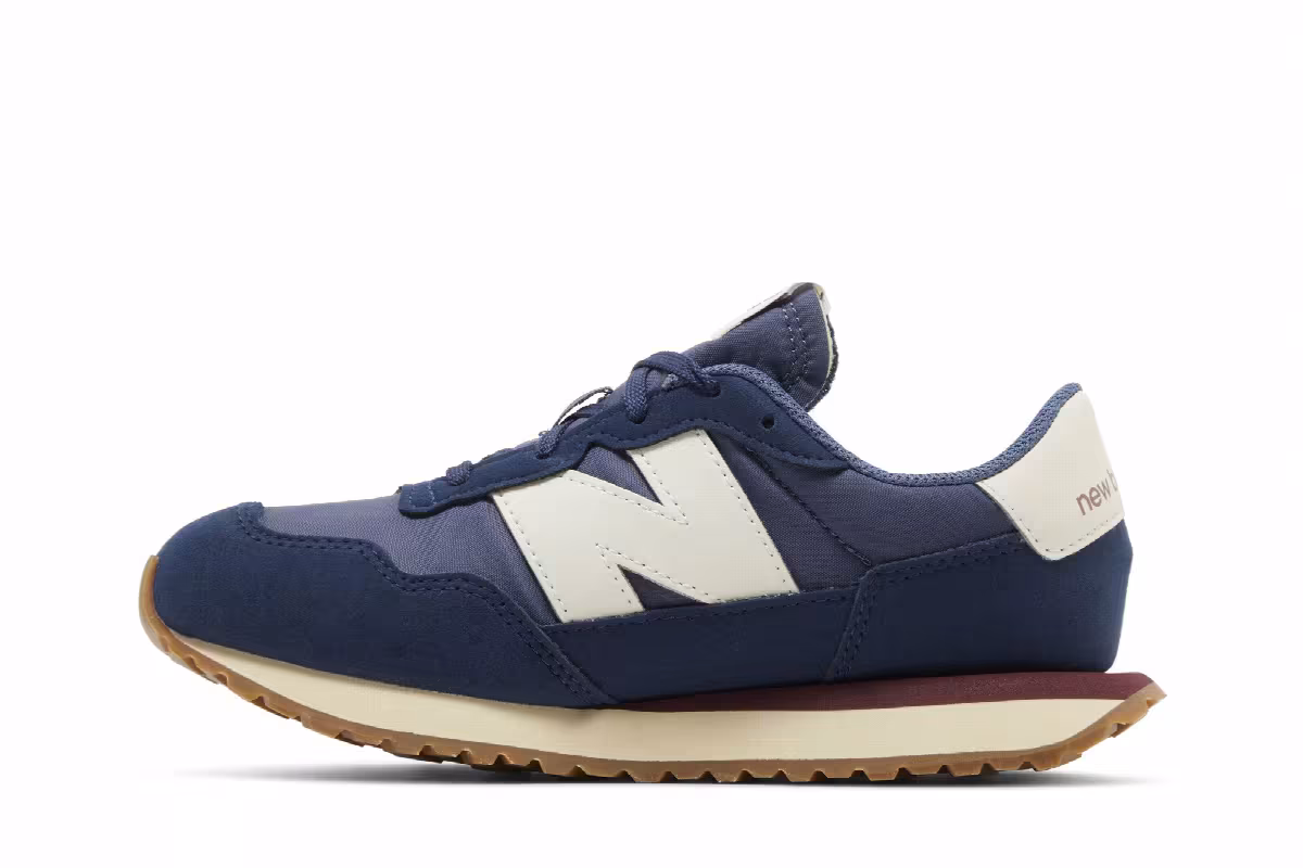 New Balance 237 Big Kid Wide Navy Turtledove, view 4