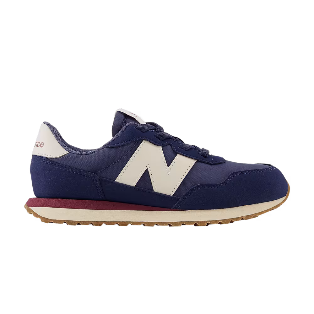 New Balance 237 Bungee Lace Little Kid Wide Navy Turtledove