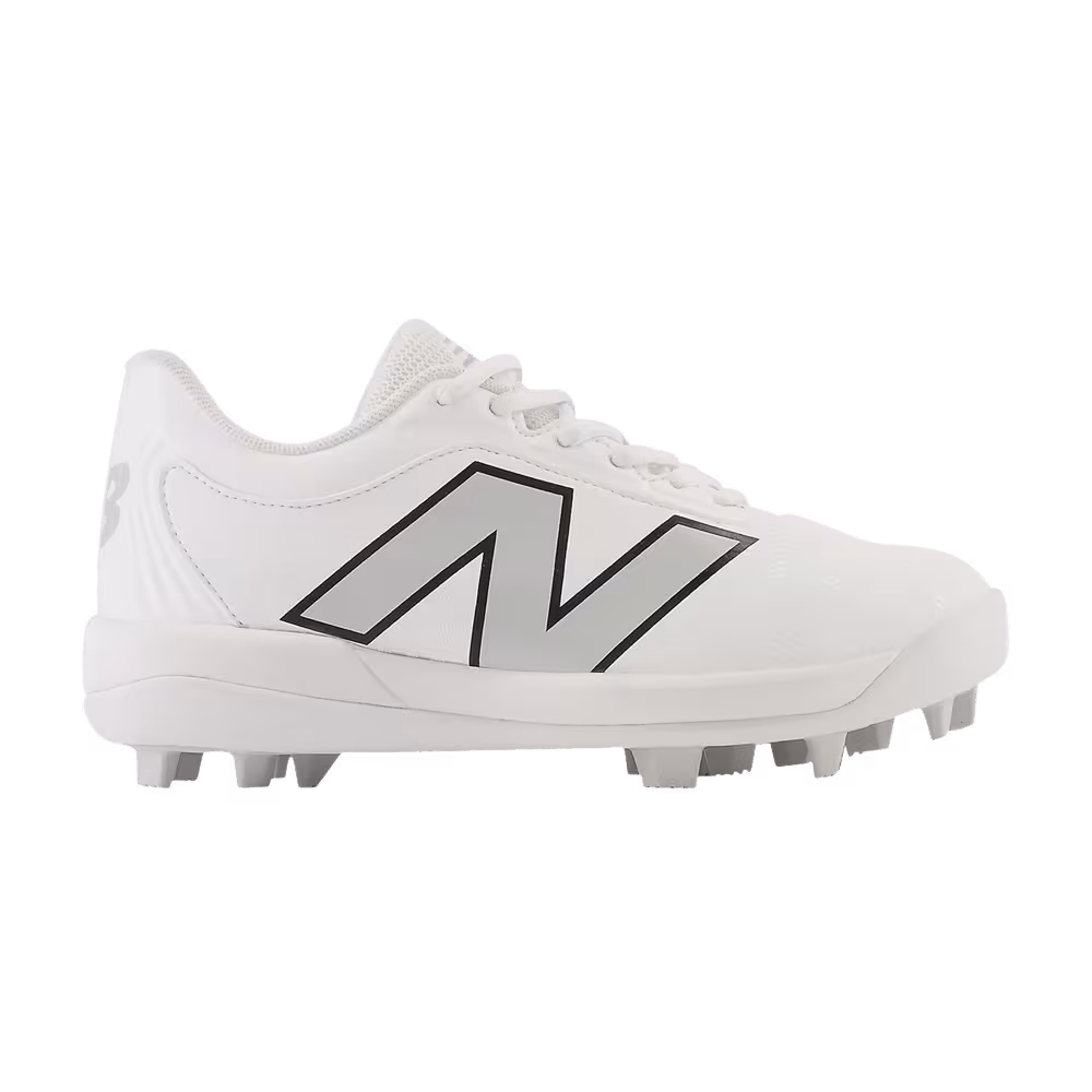 New Balance 4040v7 Big Kid Rubber Molded Optic White Raincloud