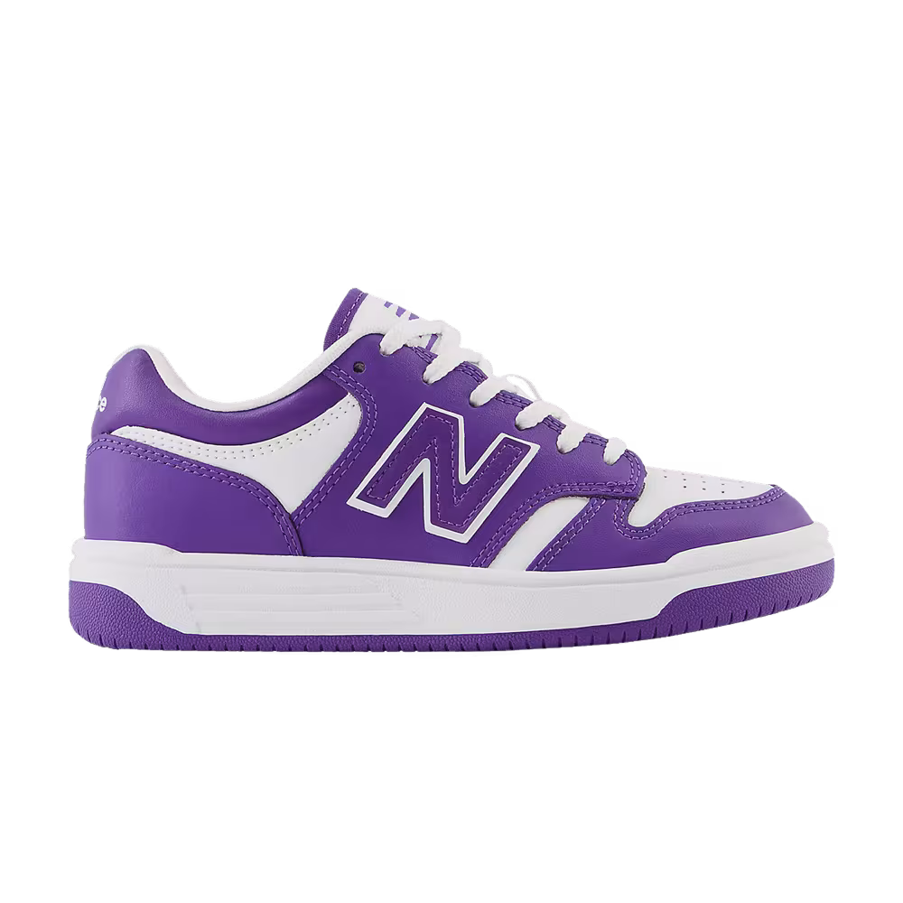 New Balance 480 Little Kid Prism Purple White