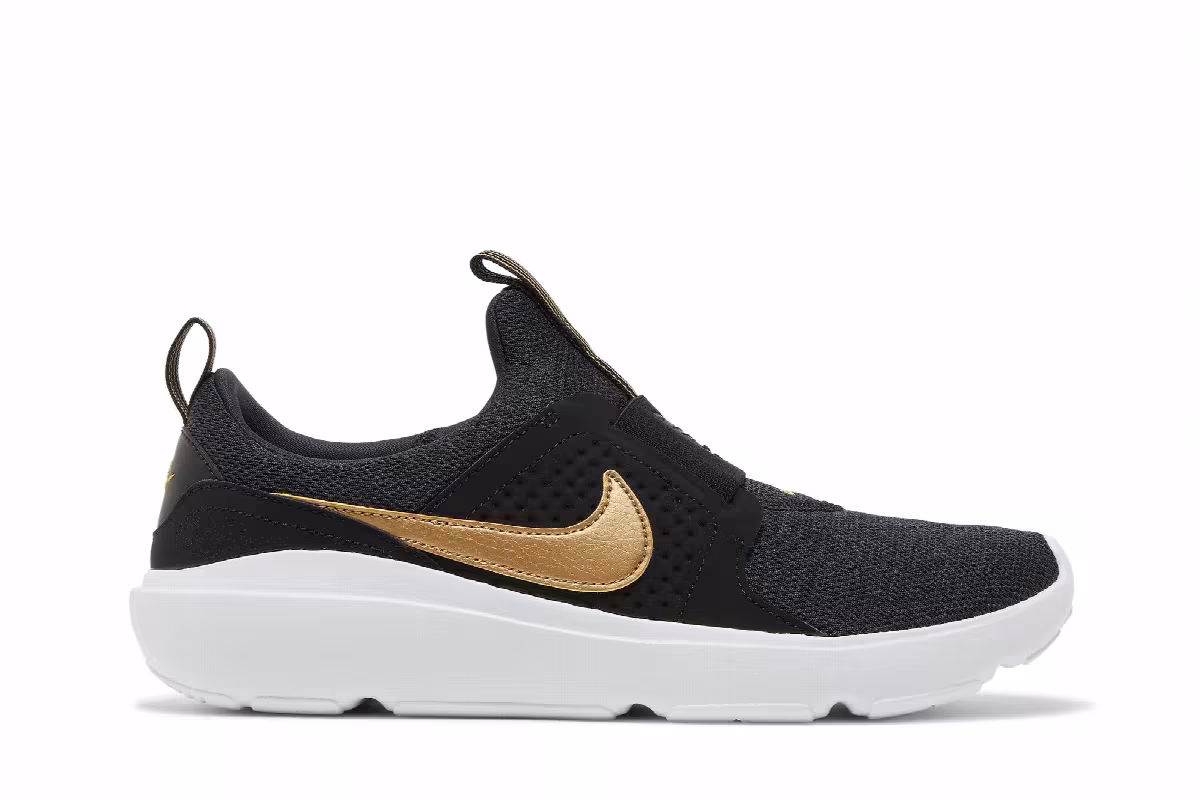 Nike Women's AD Comfort Black Metallic Gold, view 2