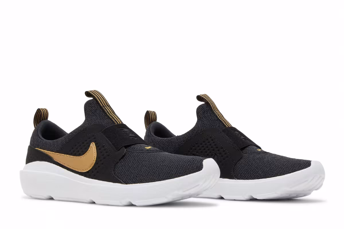 Nike Women's AD Comfort Black Metallic Gold, view 9