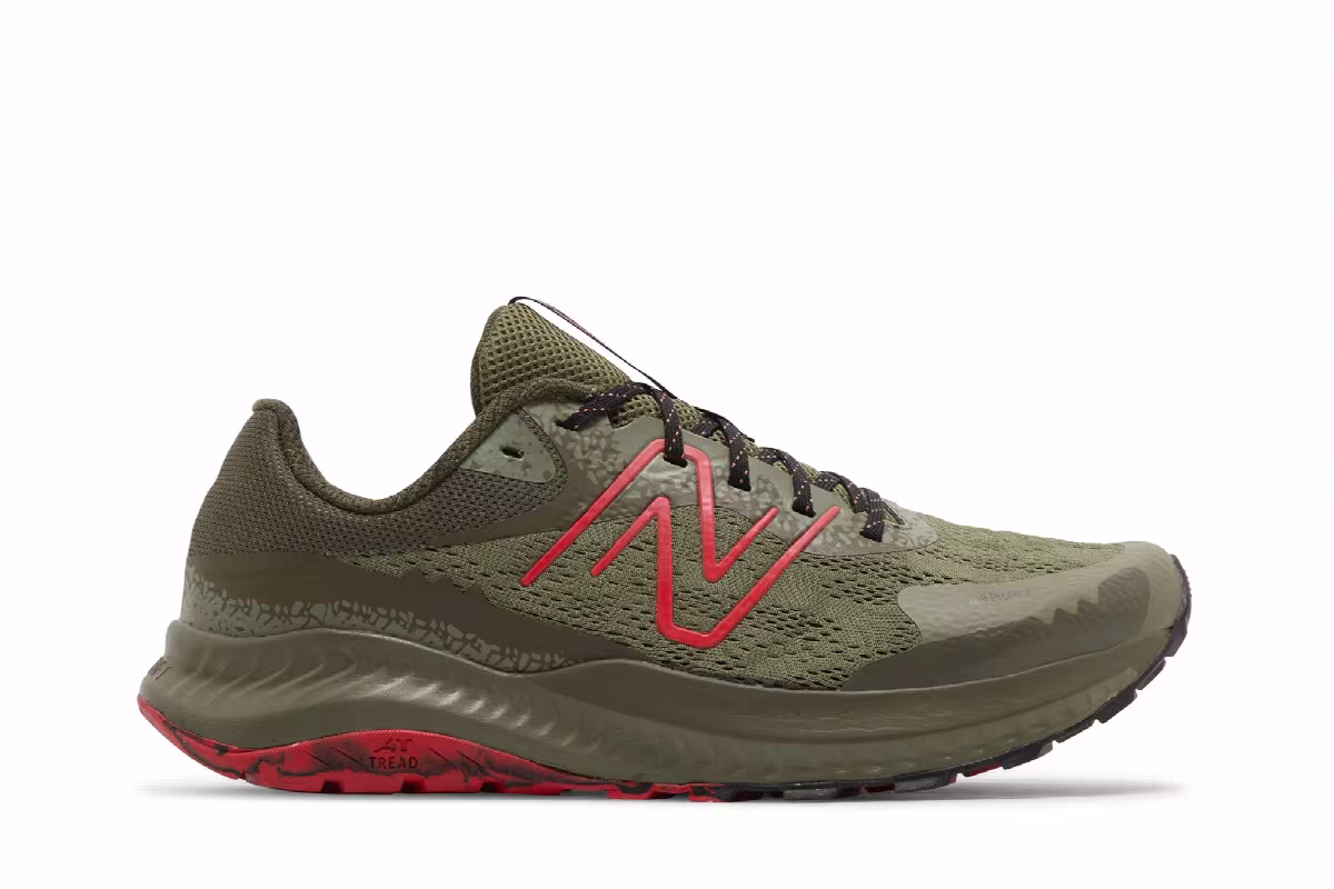 New Balance DynaSoft Nitrel v5 4E Wide Dark Olivine Neo Flame, view 2
