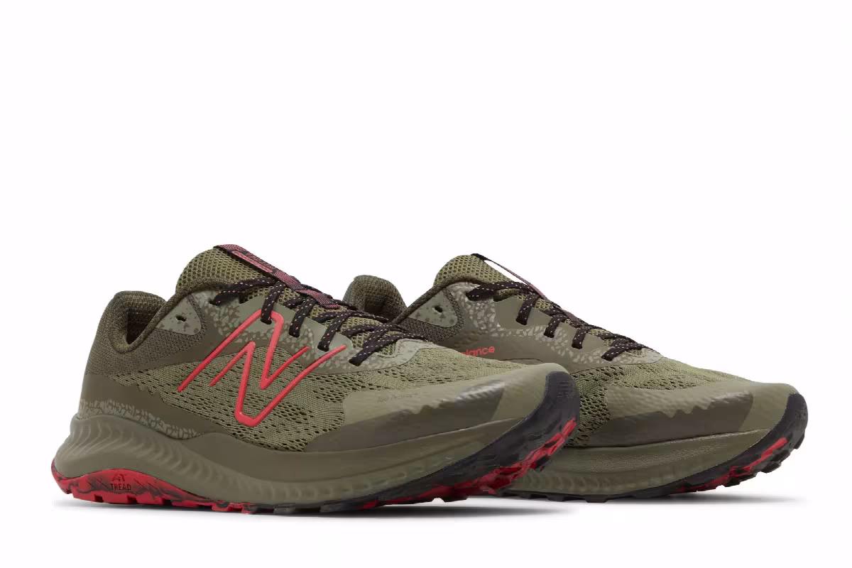 New Balance DynaSoft Nitrel v5 4E Wide Dark Olivine Neo Flame, view 9