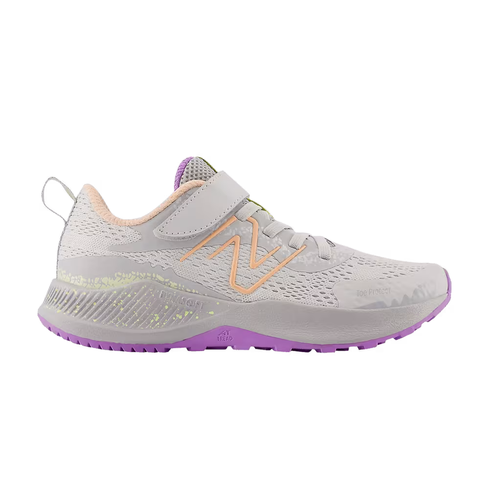 New Balance DynaSoft Nitrel v5 Bungee Lace Little Kid Grey Matter Purple Fade