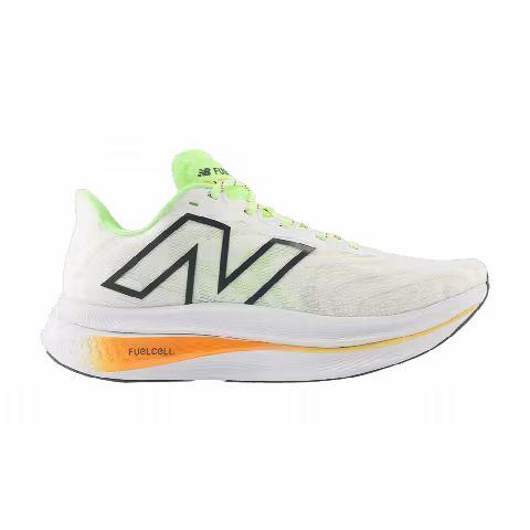 New Balance FuelCell SuperComp Trainer v2 2E Wide 'White Lime Hot Mango'