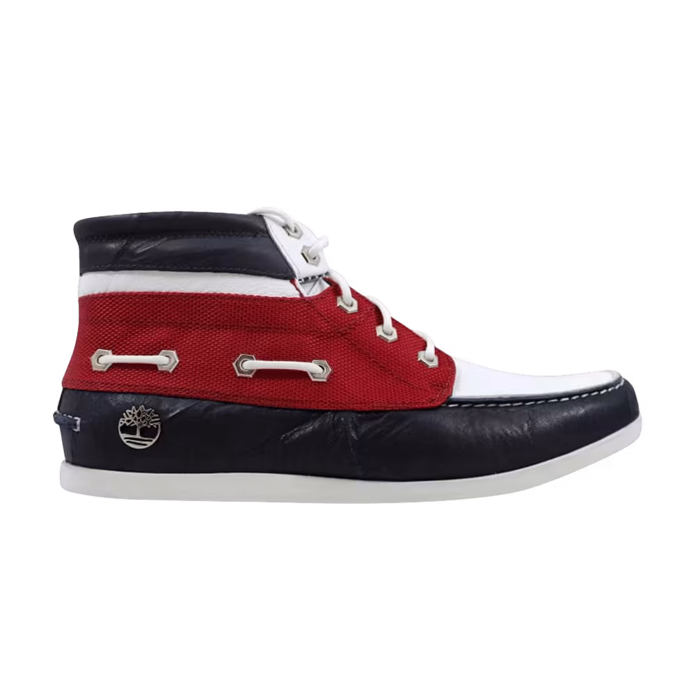Timberland Newmarket Chukka Navy Blue Red White