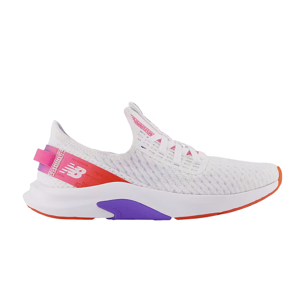 New Balance Women's DynaSoft Nergize Sport v2 Wide White Hi-Pink