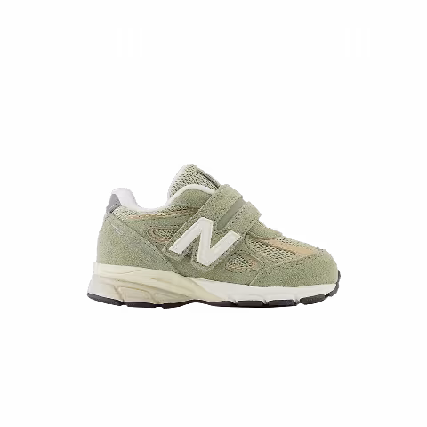 New Balance Teddy Santis x 990v4 Hook and Loop Toddler 'Olive Incense'