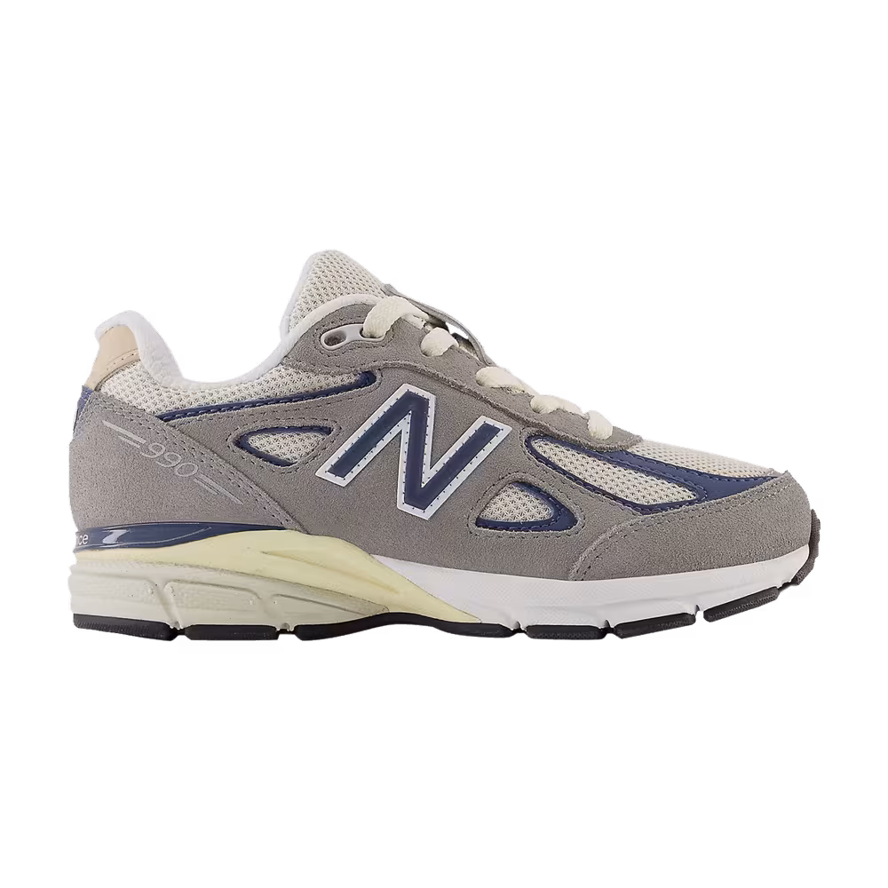 New Balance 990v4 Little Kid Wide Grey Day 2023